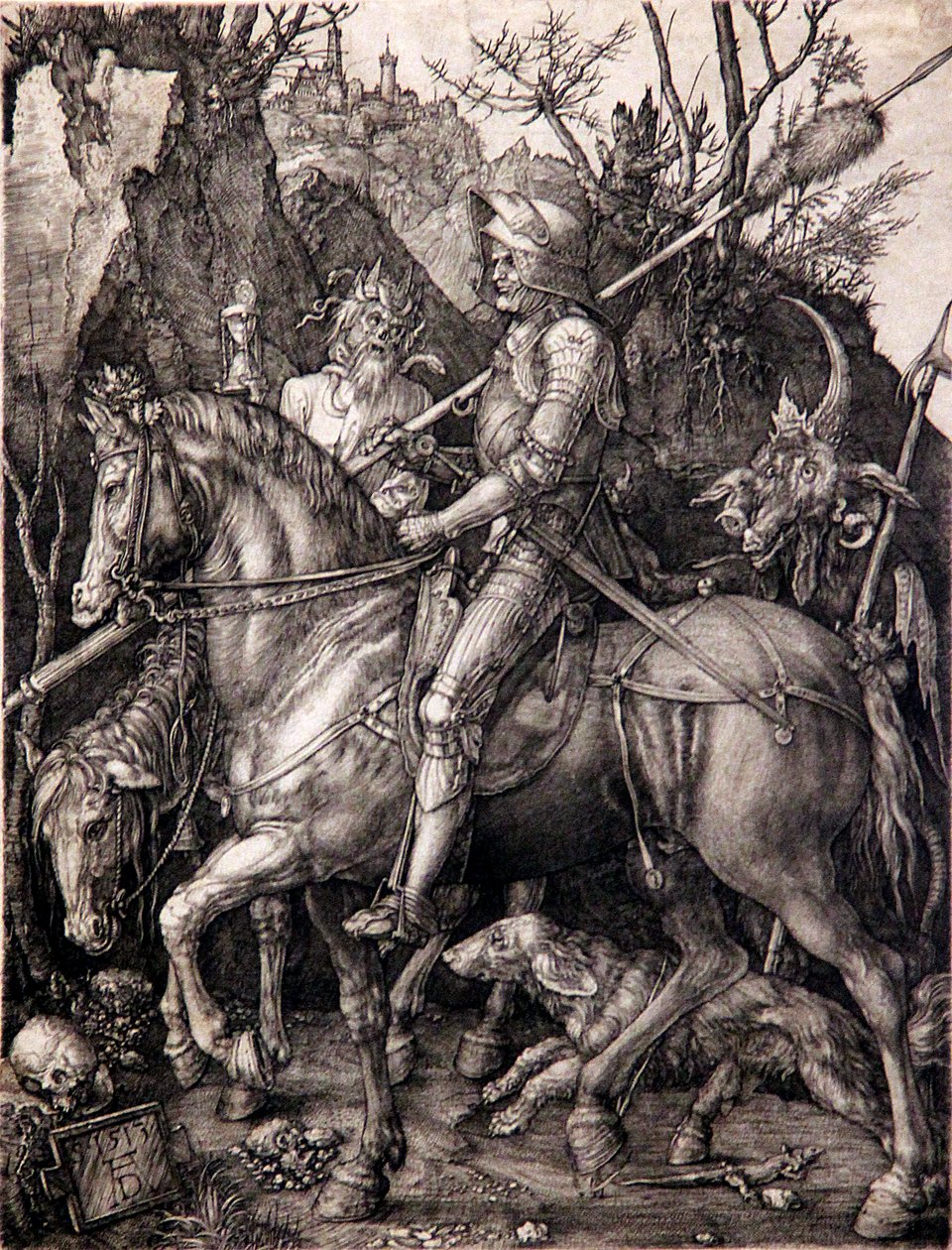 Ridder, dood en de duivel door Albrecht Dürer