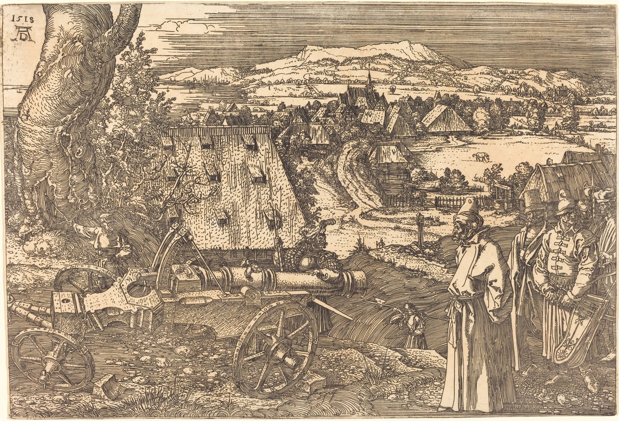 Landschap met het Kanon door Albrecht Dürer