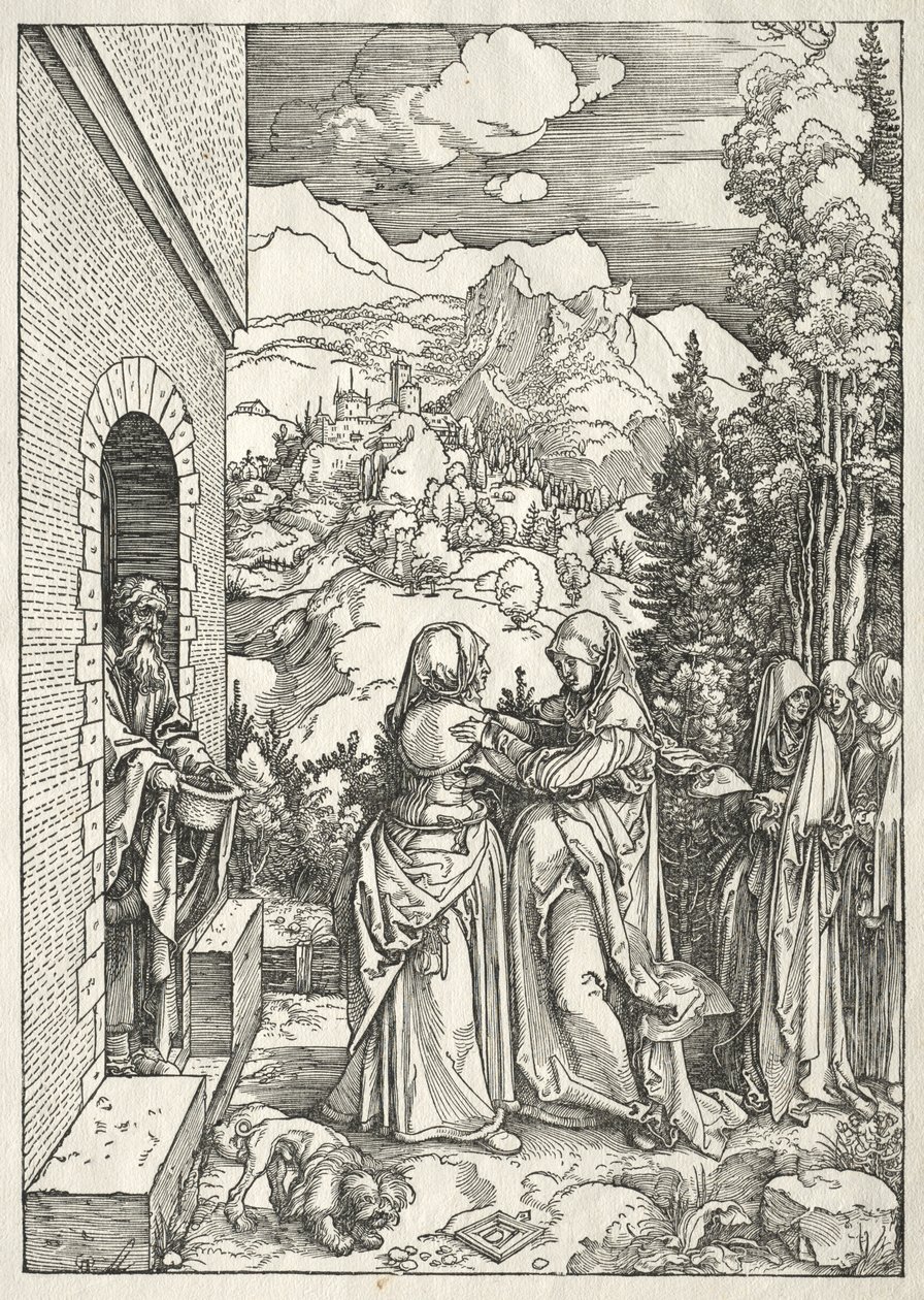 Leven van de Maagd: Het bezoek door Albrecht Dürer