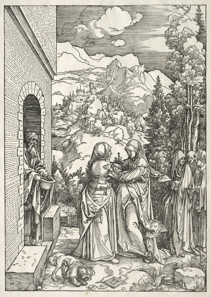 Leven van de Maagd: De Visitatie door Albrecht Dürer
