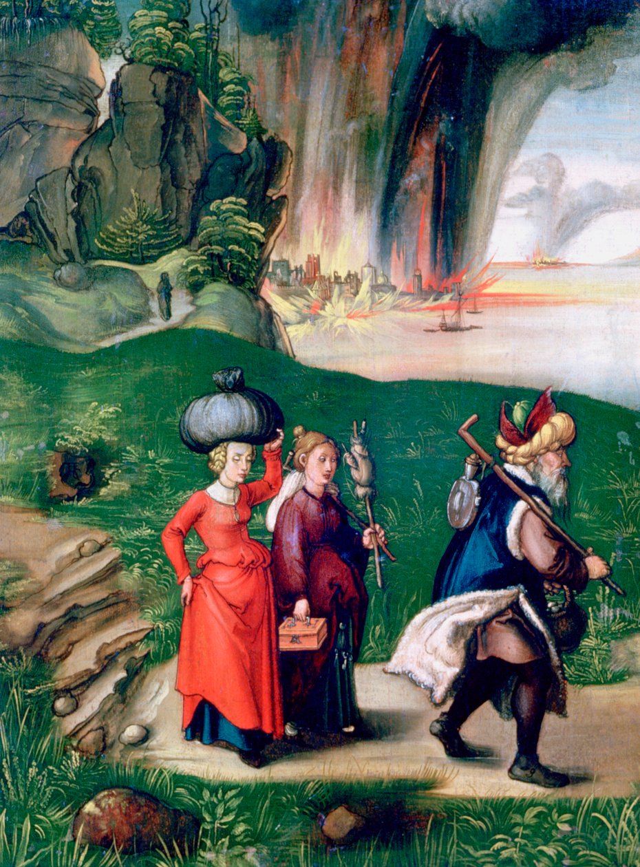 Lot en zijn dochters door Albrecht Dürer