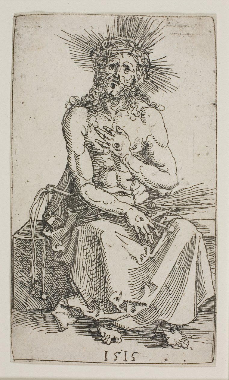 Man van Smarten, zittend door Albrecht Dürer