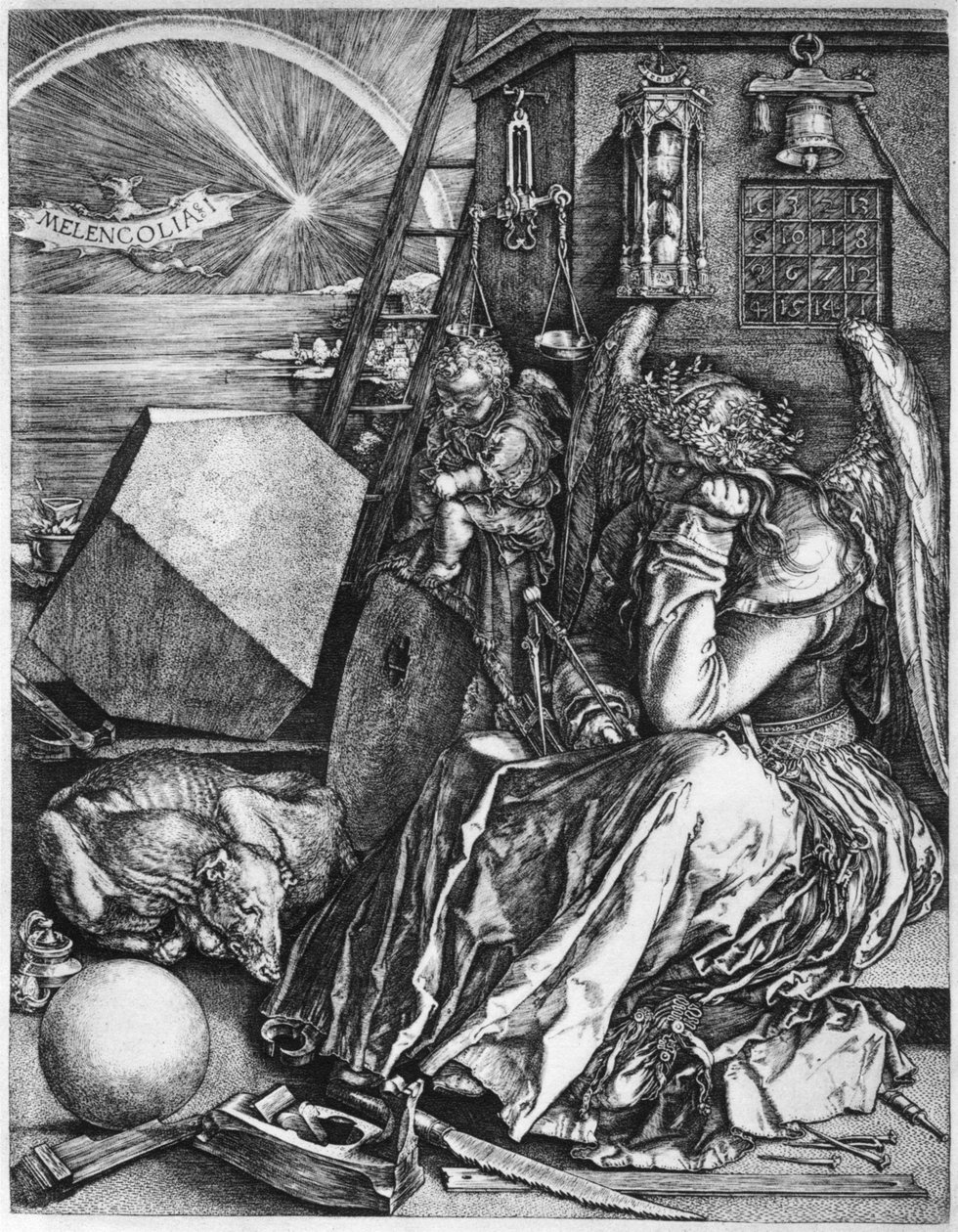 Melancholia, 1514, 1936 door Albrecht Dürer