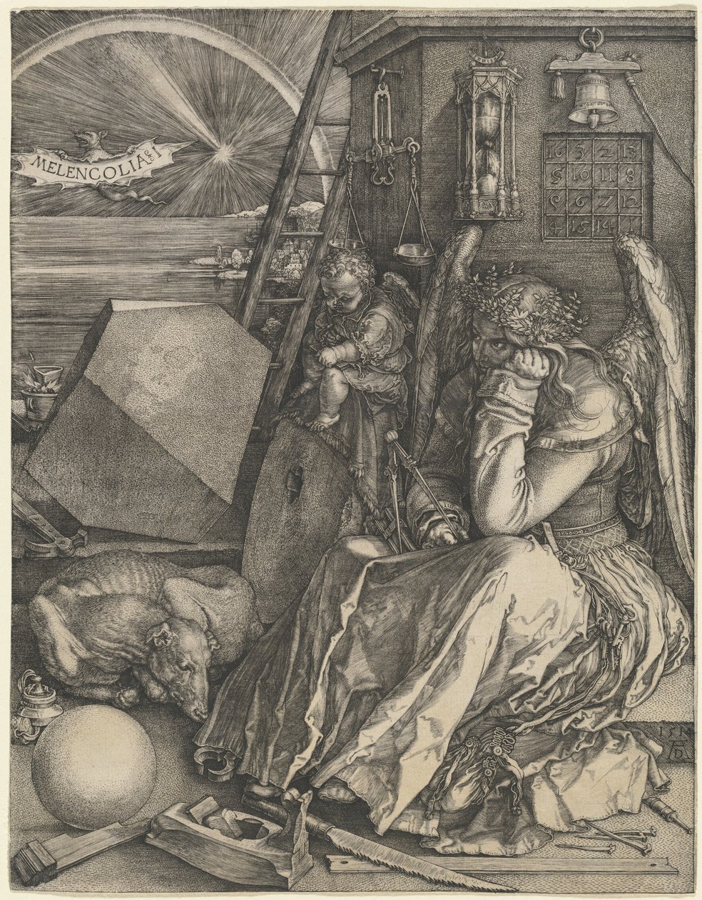 Melencolia I door Albrecht Dürer