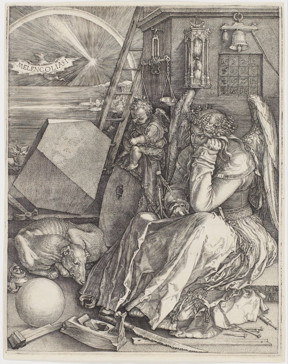 Melencolia I door Albrecht Dürer