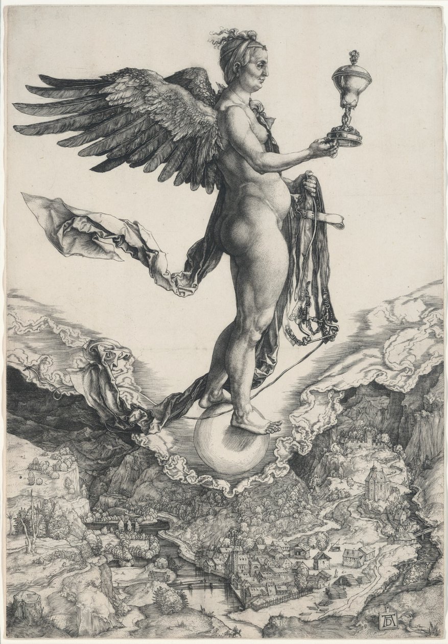 Nemesis door Albrecht Dürer