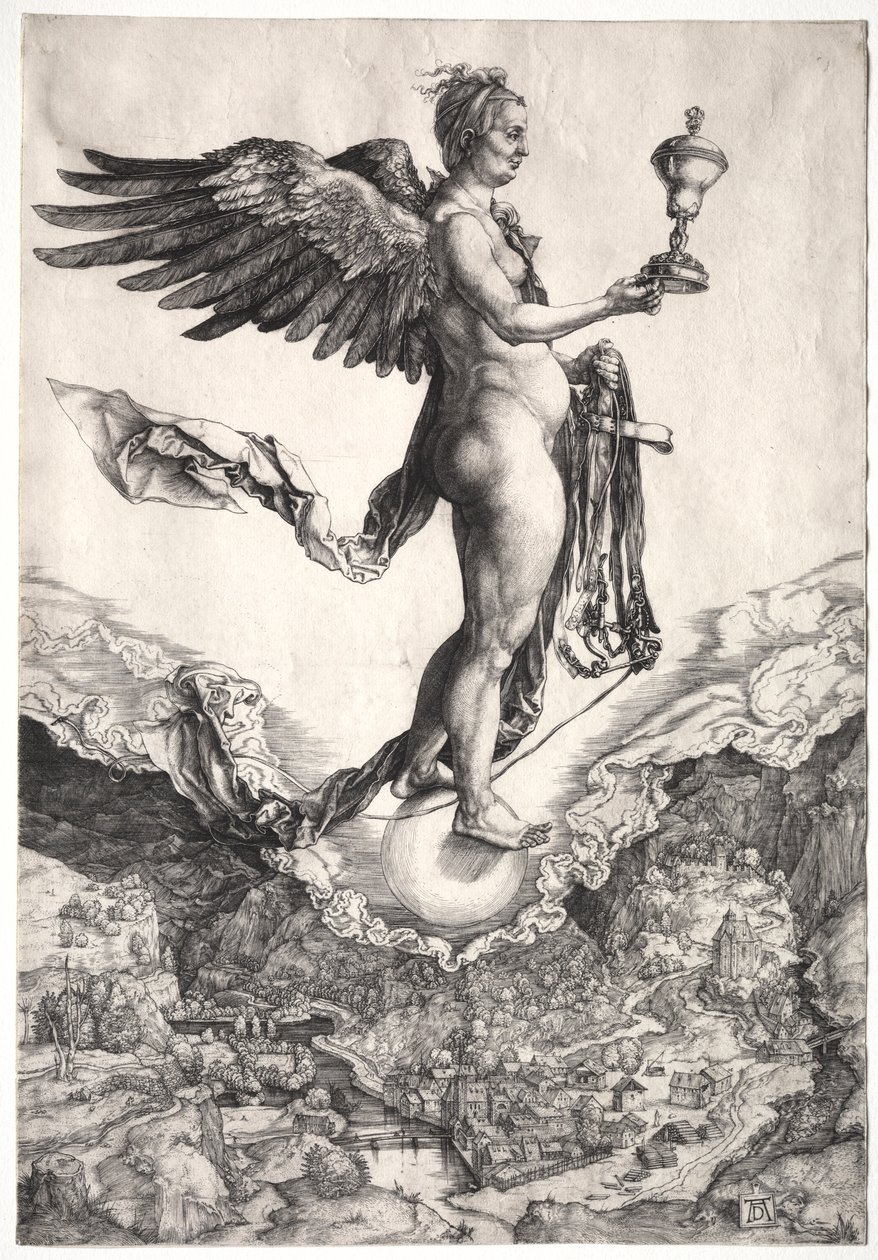 Nemesis door Albrecht Dürer