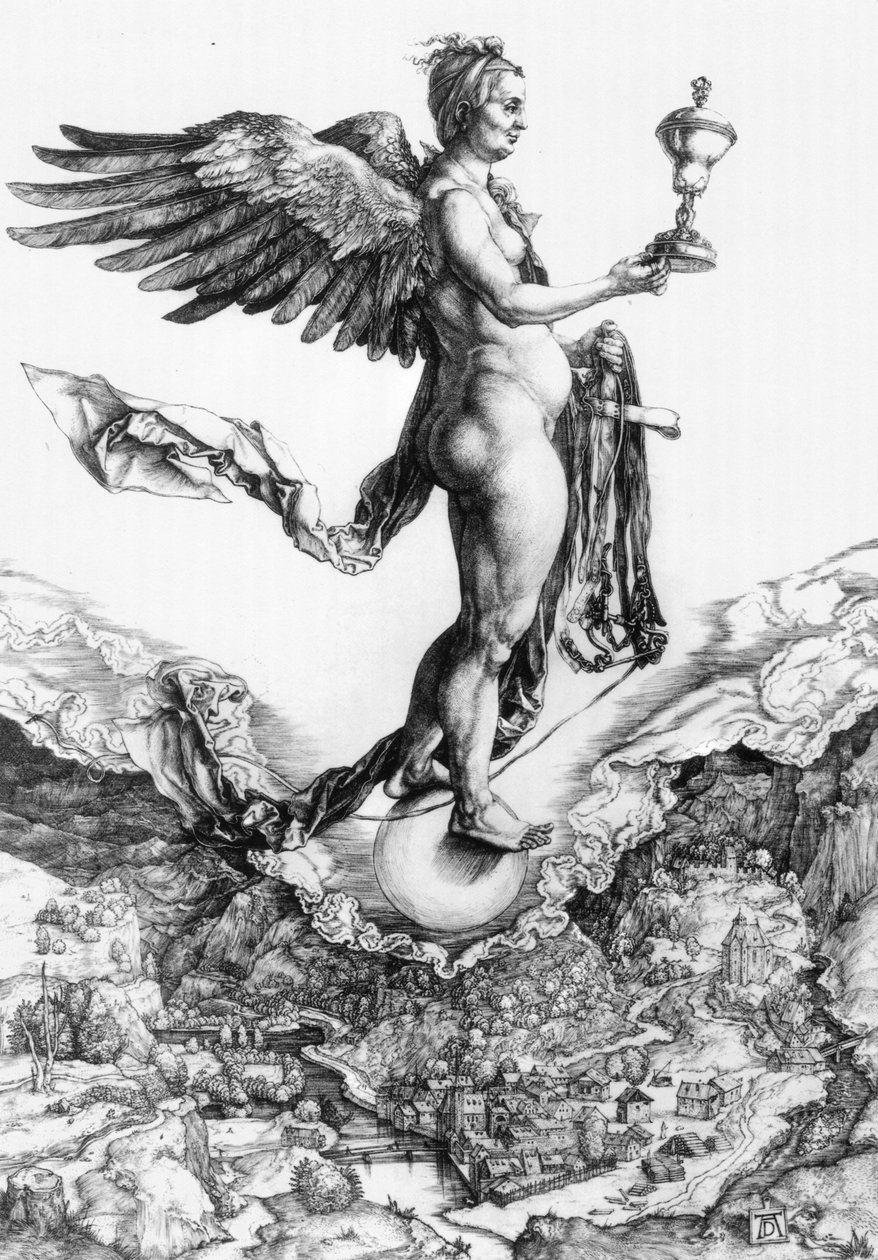 Nemesis door Albrecht Dürer