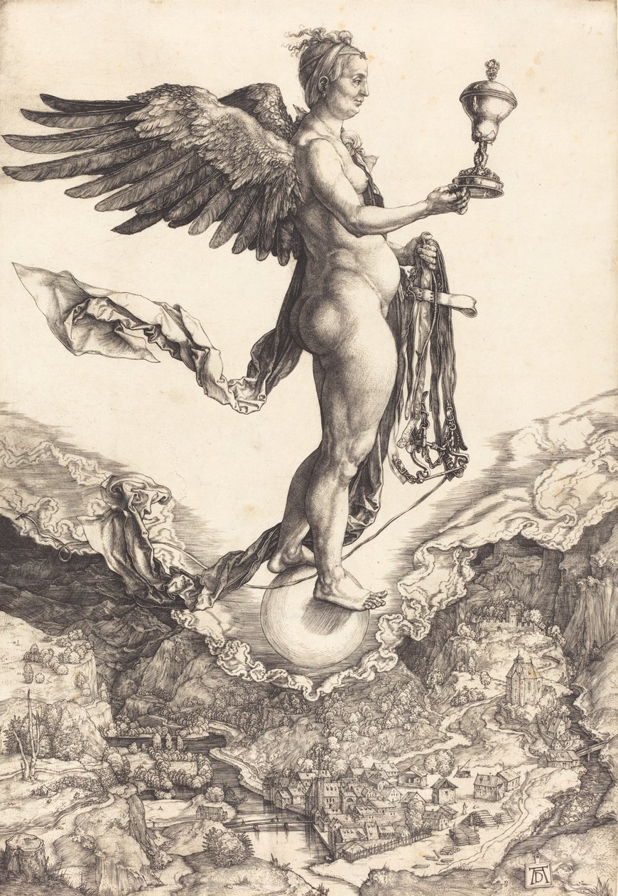 Nemesis De Grote Fortuin door Albrecht Dürer