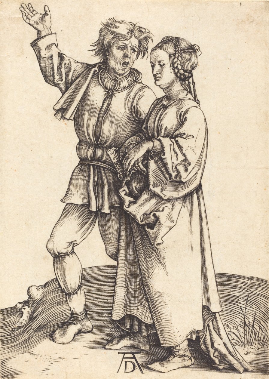 Boer en Zijn Vrouw door Albrecht Dürer