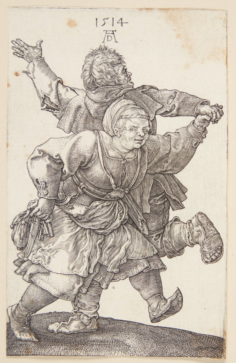 Boerenpaar dansend door Albrecht Dürer