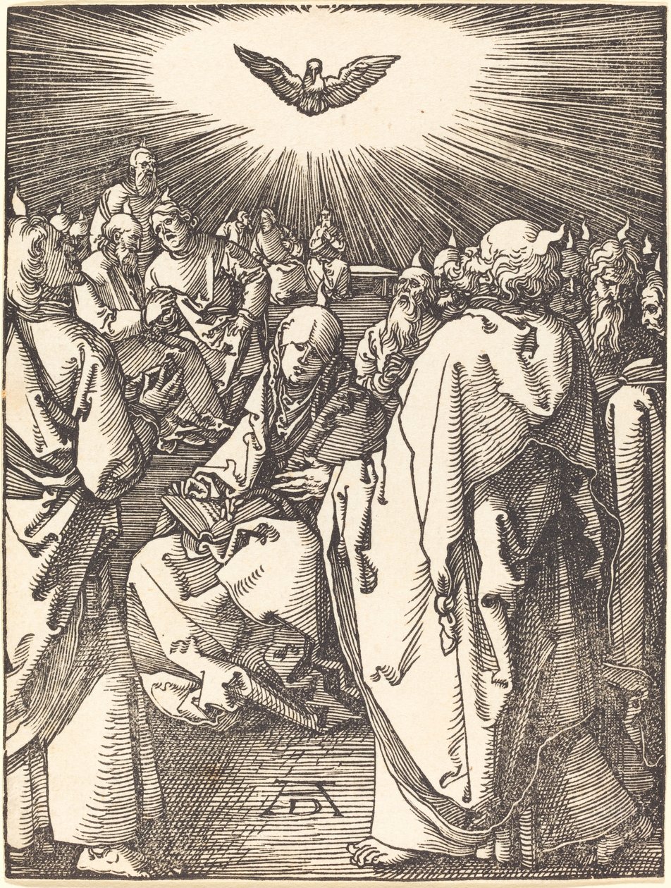 Pinksteren door Albrecht Dürer