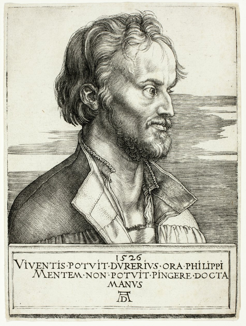 Philip Melanchthon door Albrecht Dürer