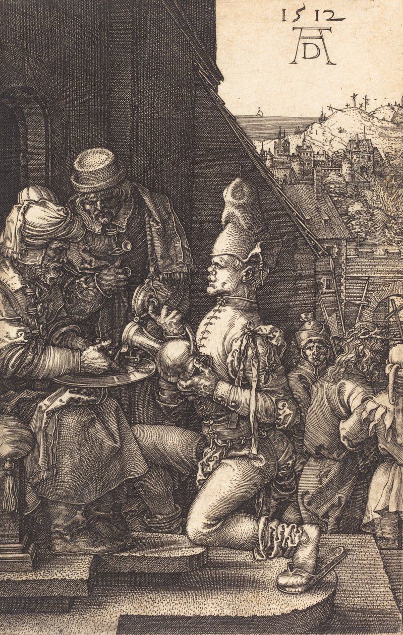 Pilatus wast zijn handen, 1512 door Albrecht Dürer