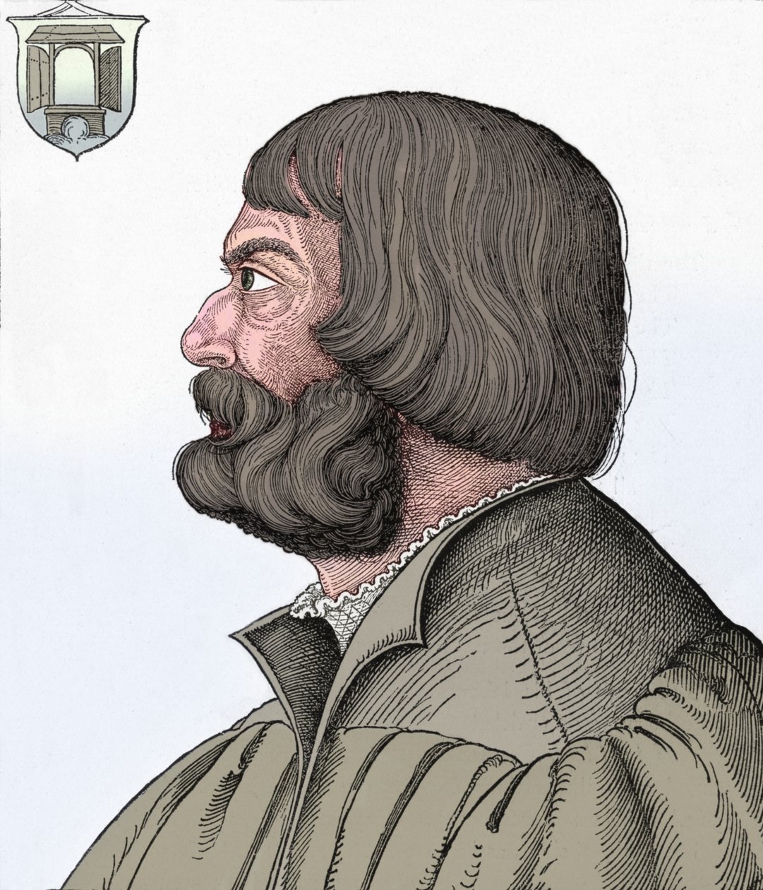 Portret van Albrecht Durer, 1527, 1906 door Albrecht Dürer