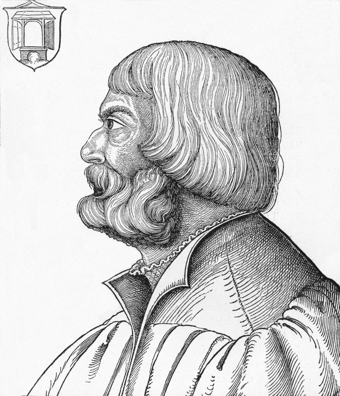 Portret van Albrecht Dürer door Albrecht Dürer
