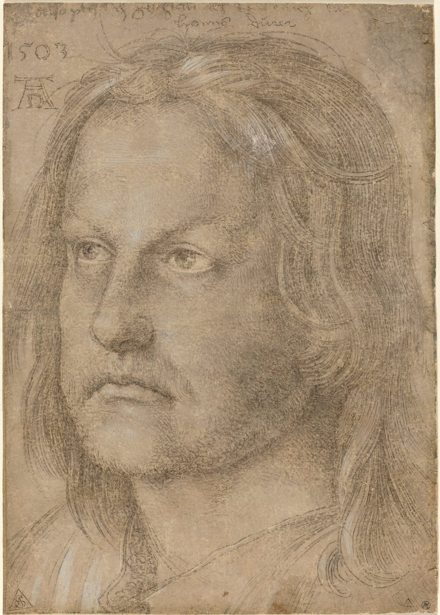 Portret van een onbekende man door Albrecht Dürer