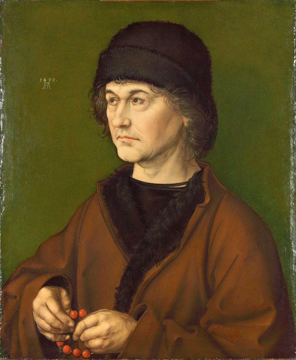 Portret van de vader van de kunstenaar door Albrecht Dürer