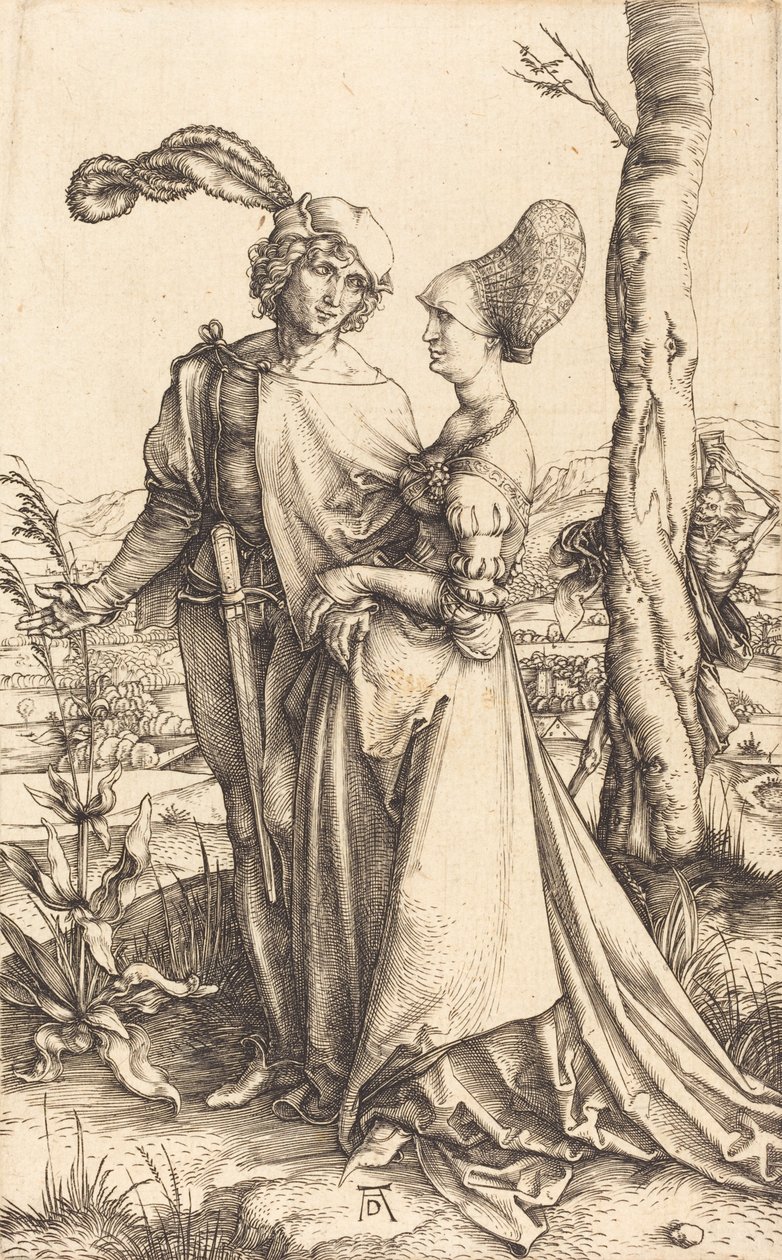 Promenade, ca. 1497 door Albrecht Dürer