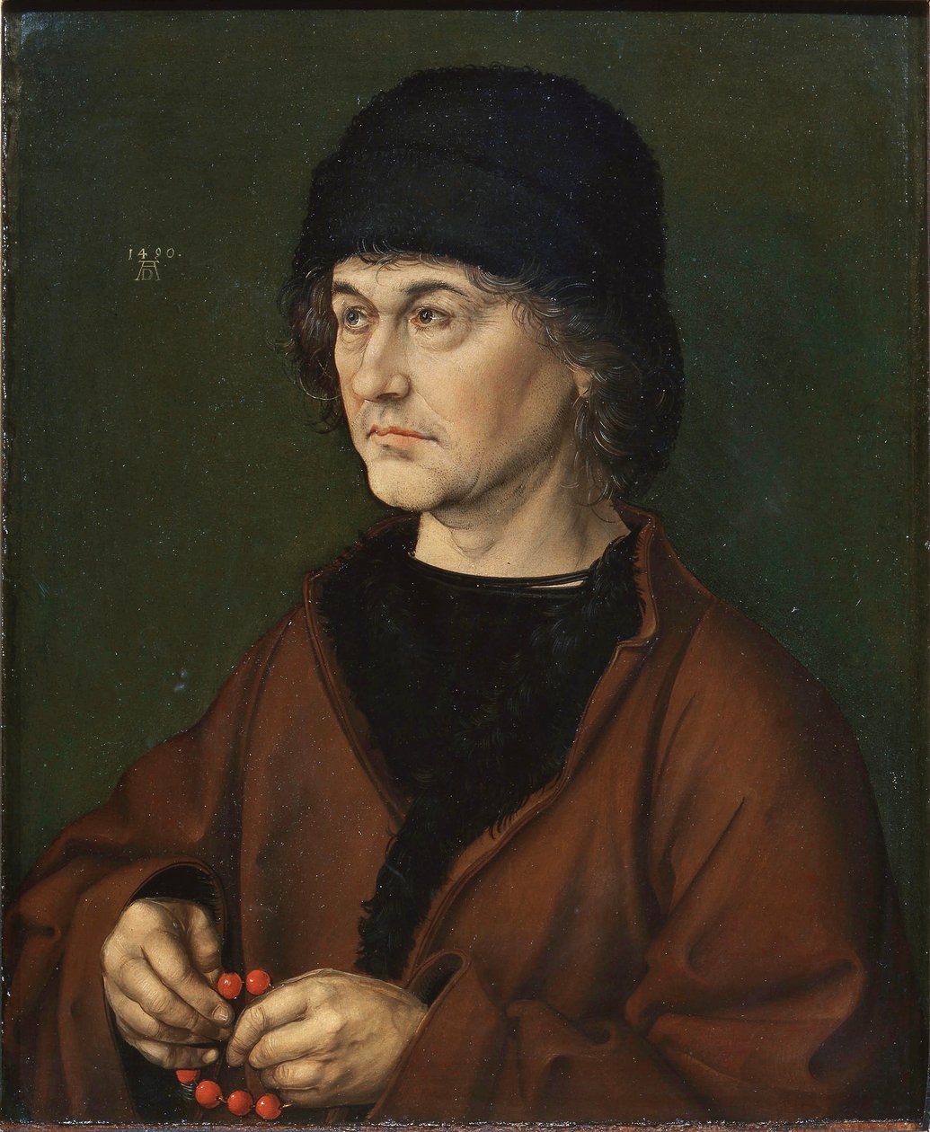Portret van de vader door Albrecht Dürer