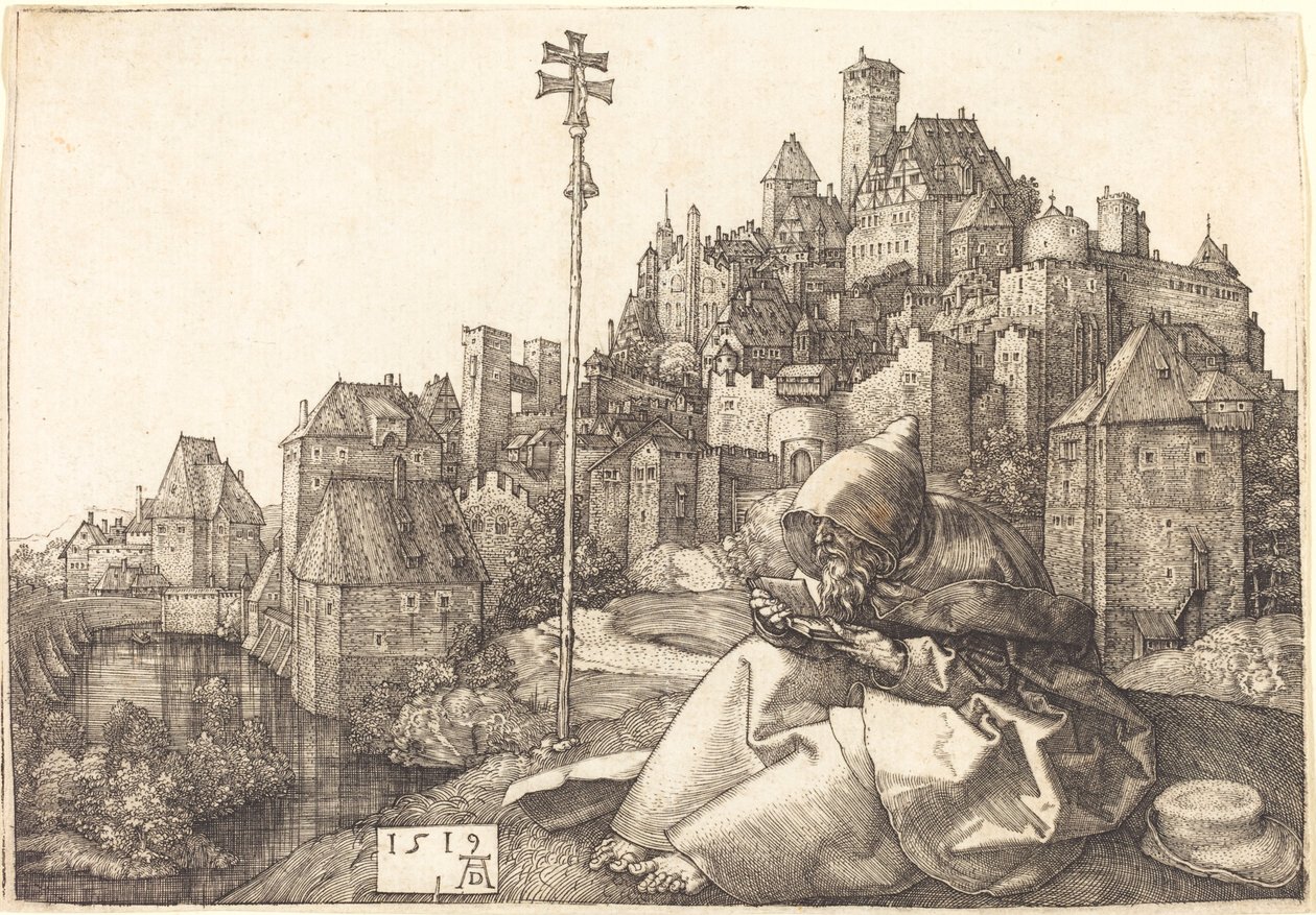 Sint Antonius Leest door Albrecht Dürer