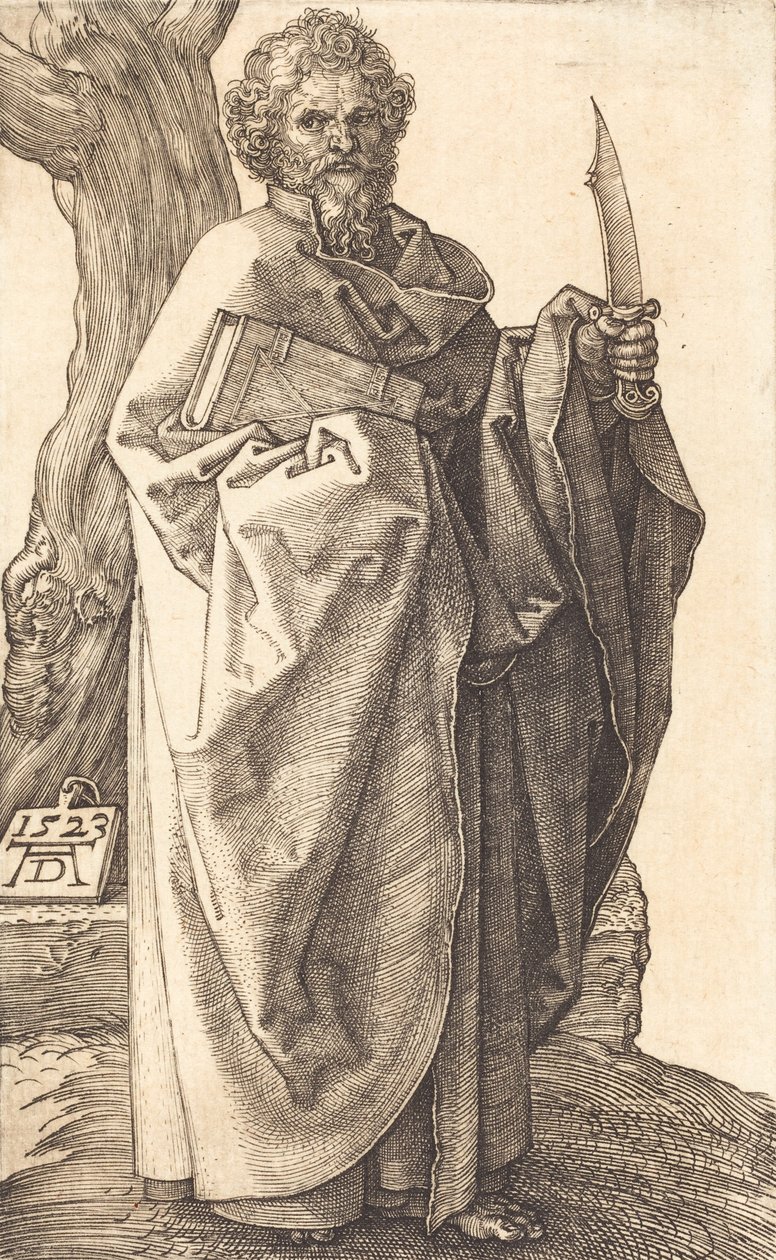 Sint Bartholomeus, 1523 door Albrecht Dürer