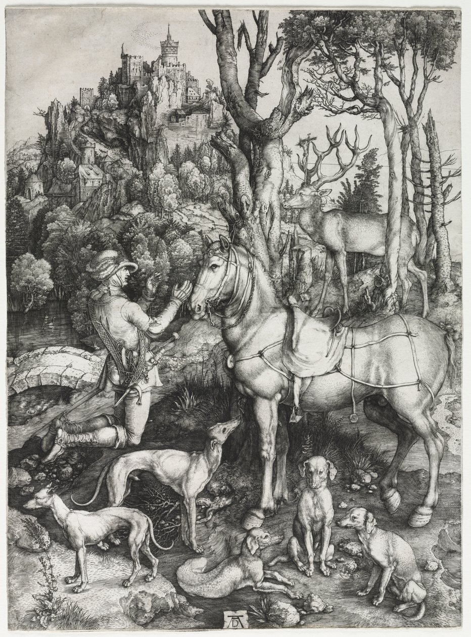Sint Eustachius door Albrecht Dürer