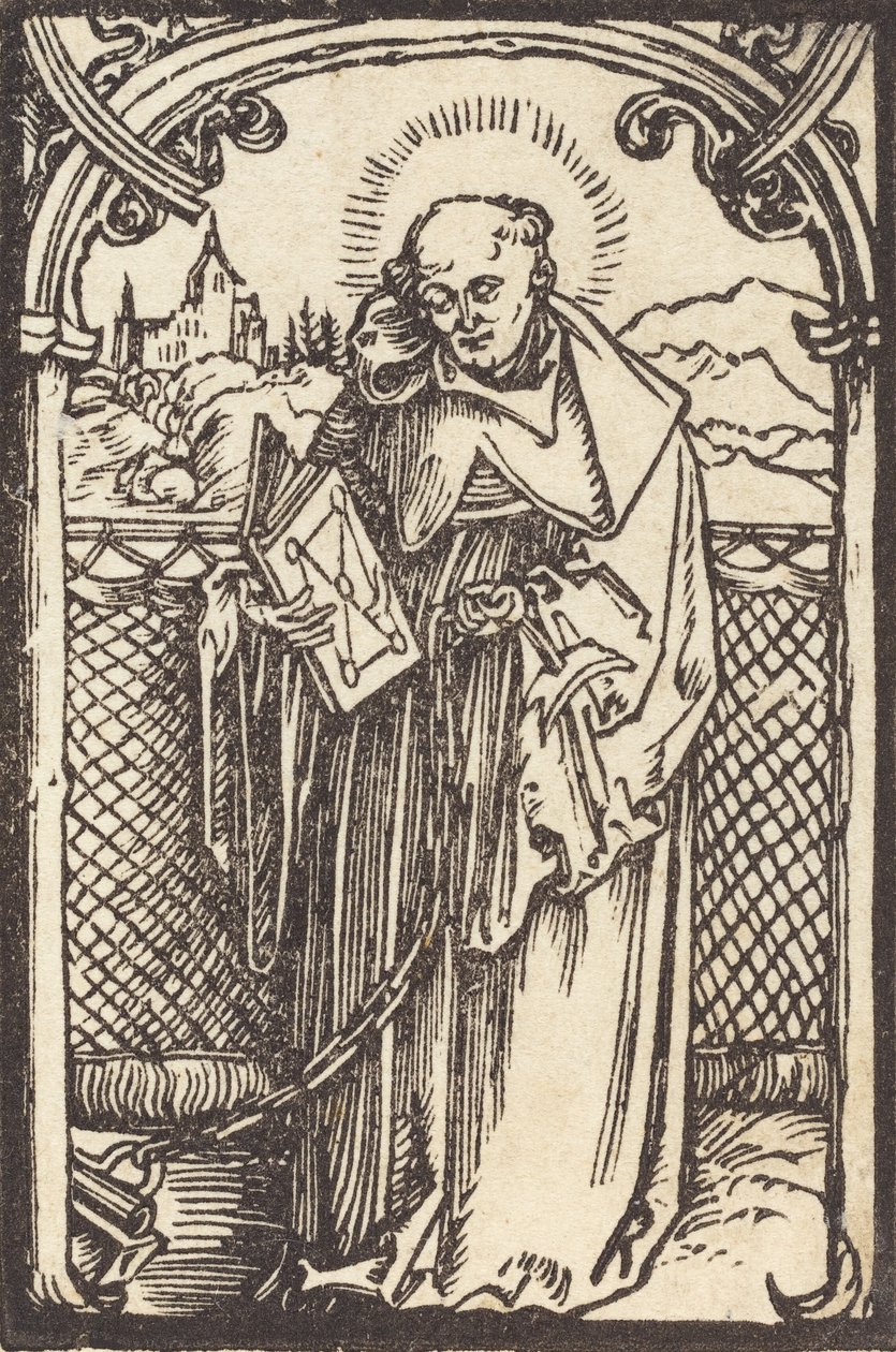 Sint Leonardus, ca. 1500 door Albrecht Dürer