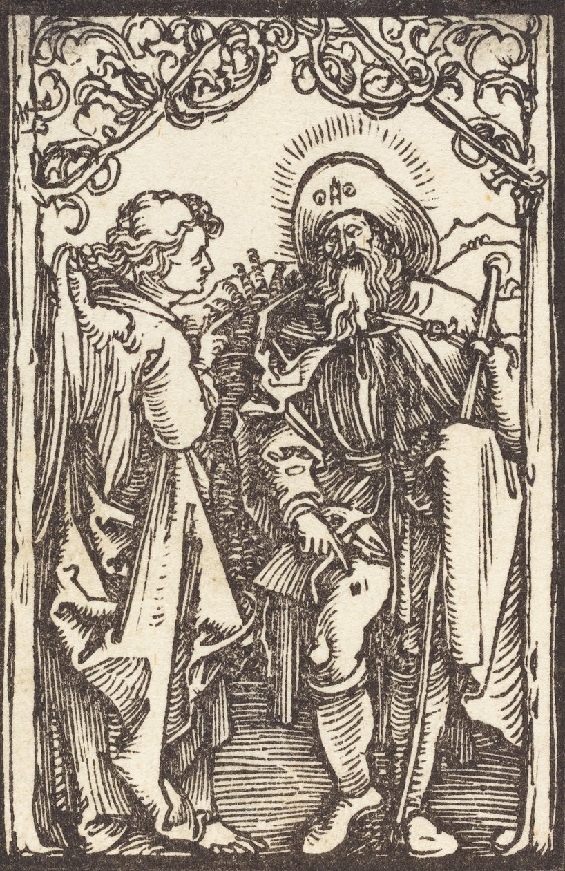 Sint Rochus, ca. 1500 door Albrecht Dürer