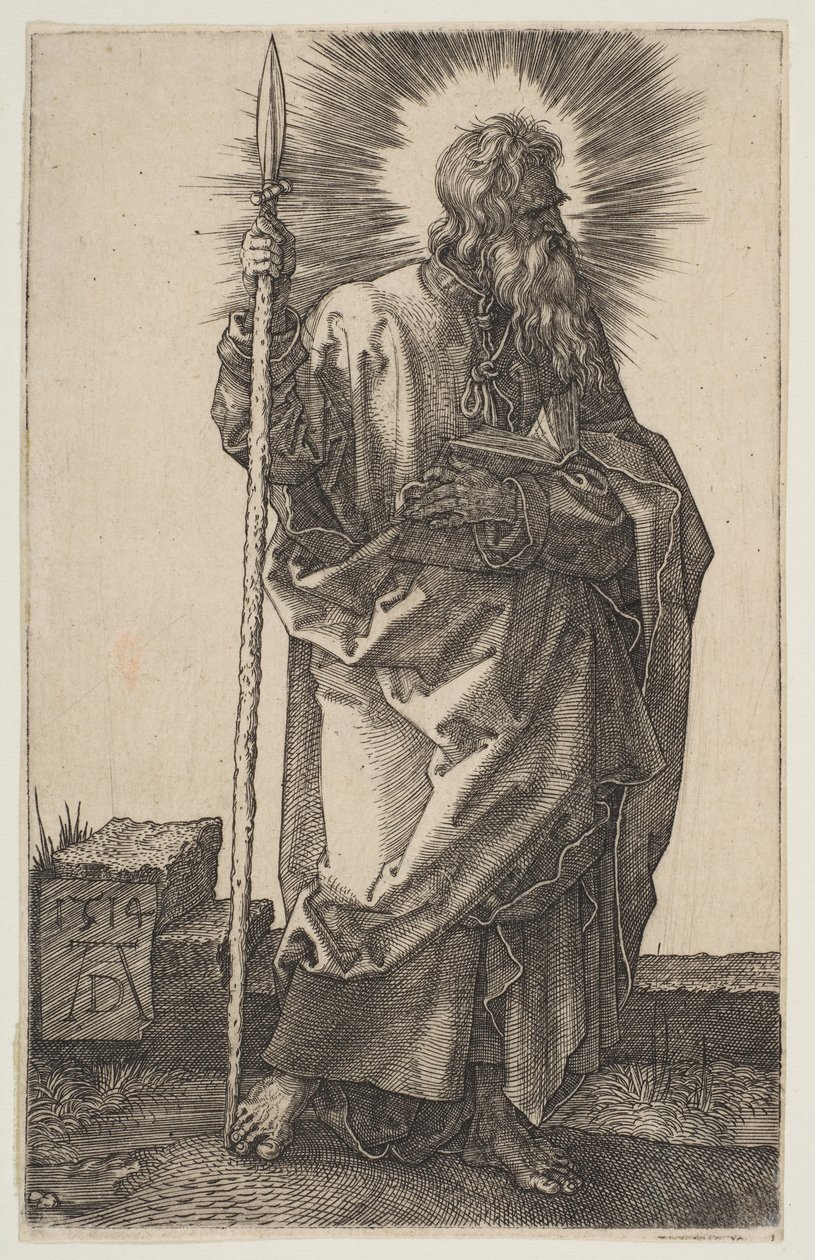 Sint Thomas, 1514 door Albrecht Dürer