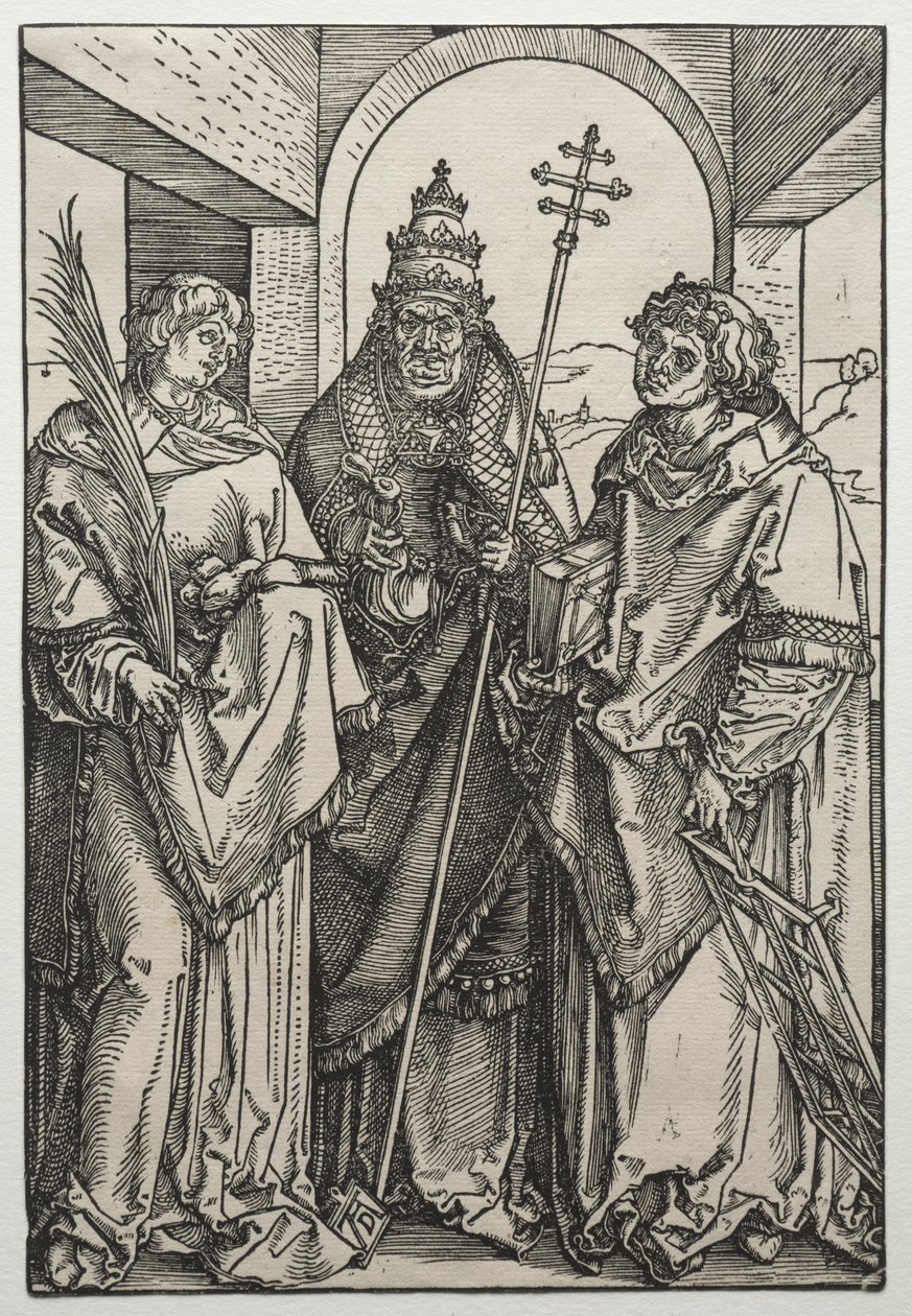 Heiligen Stefanus, Sixtus en Laurentius door Albrecht Dürer
