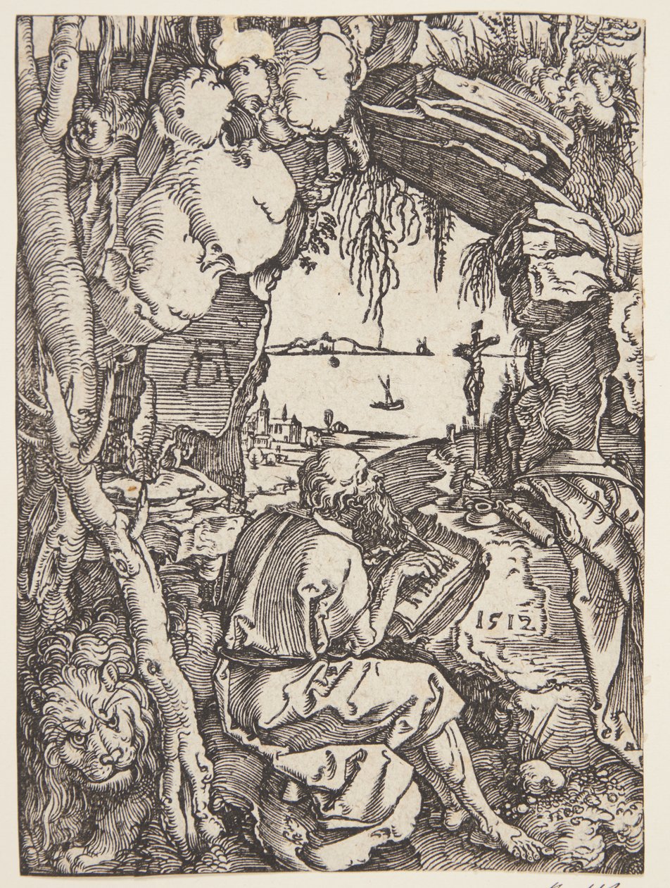 Sint Hiëronymus in de grot door Albrecht Dürer