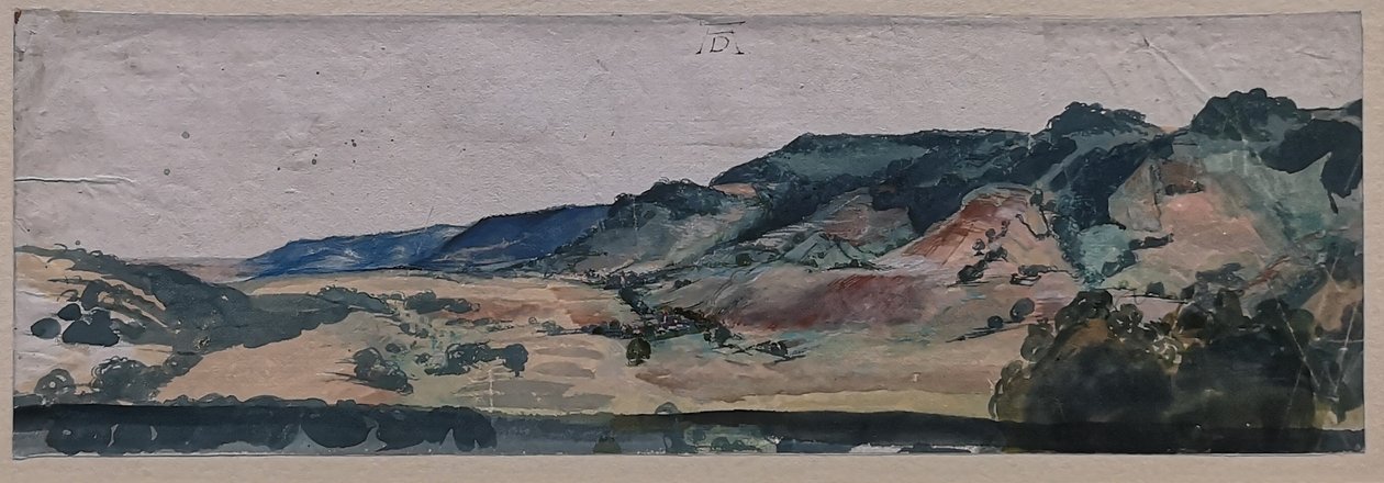 Vallei bij Kalchreuth. door Albrecht Dürer