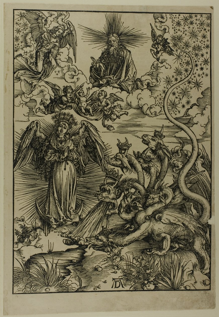 De Apocalyptische Vrouw, uit De Apocalyps door Albrecht Dürer
