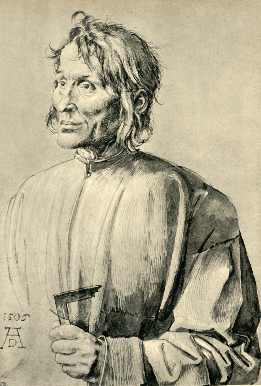 De architect Hieronymus von Augsburg, 1506 door Albrecht Dürer