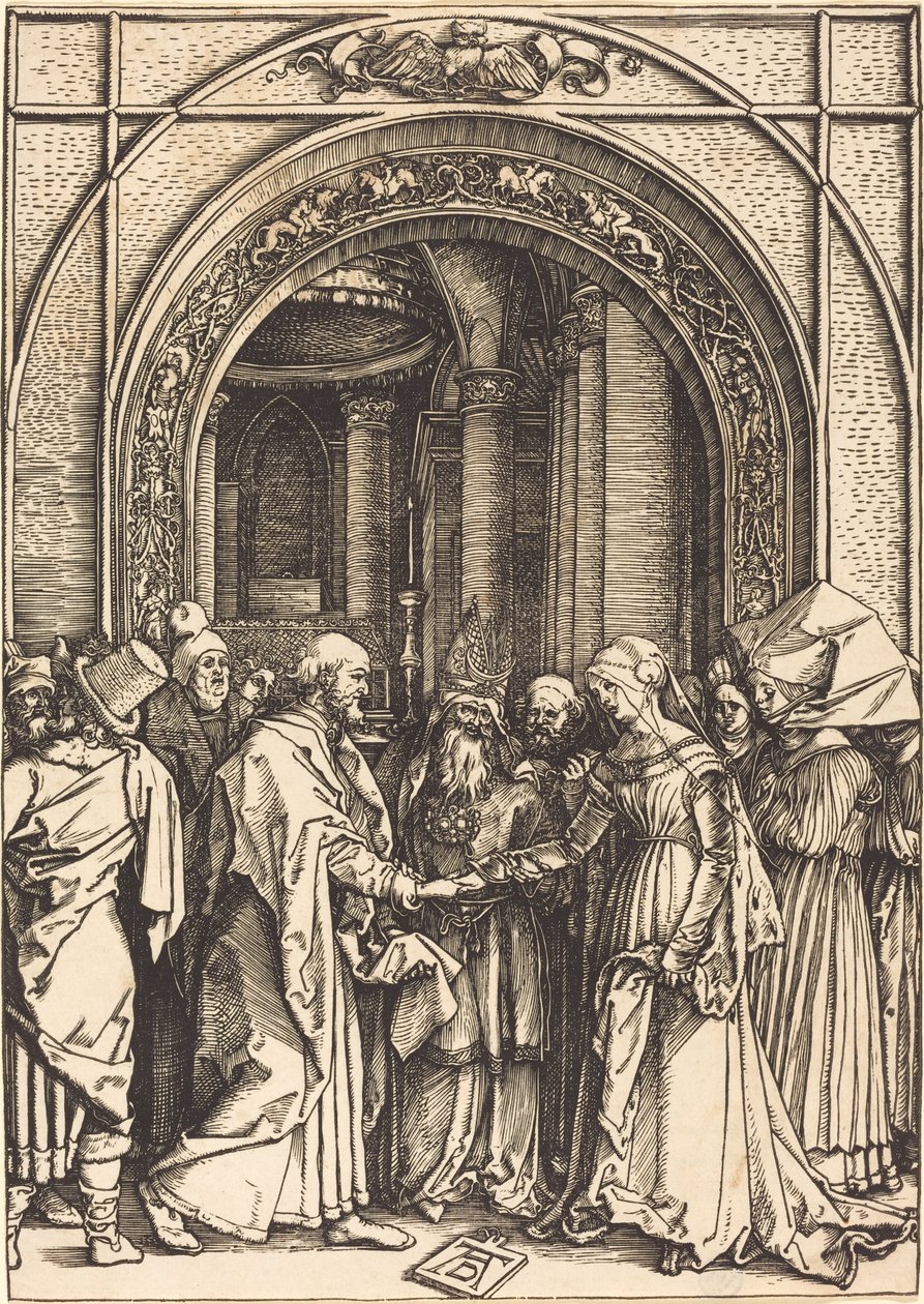 De verloving van de Maagd door Albrecht Dürer