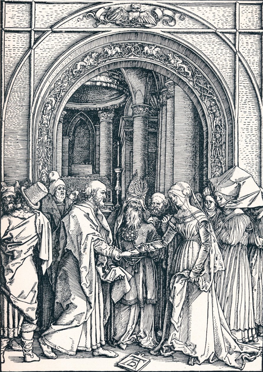 De verloving van de Maagd, 1506 1906 door Albrecht Dürer