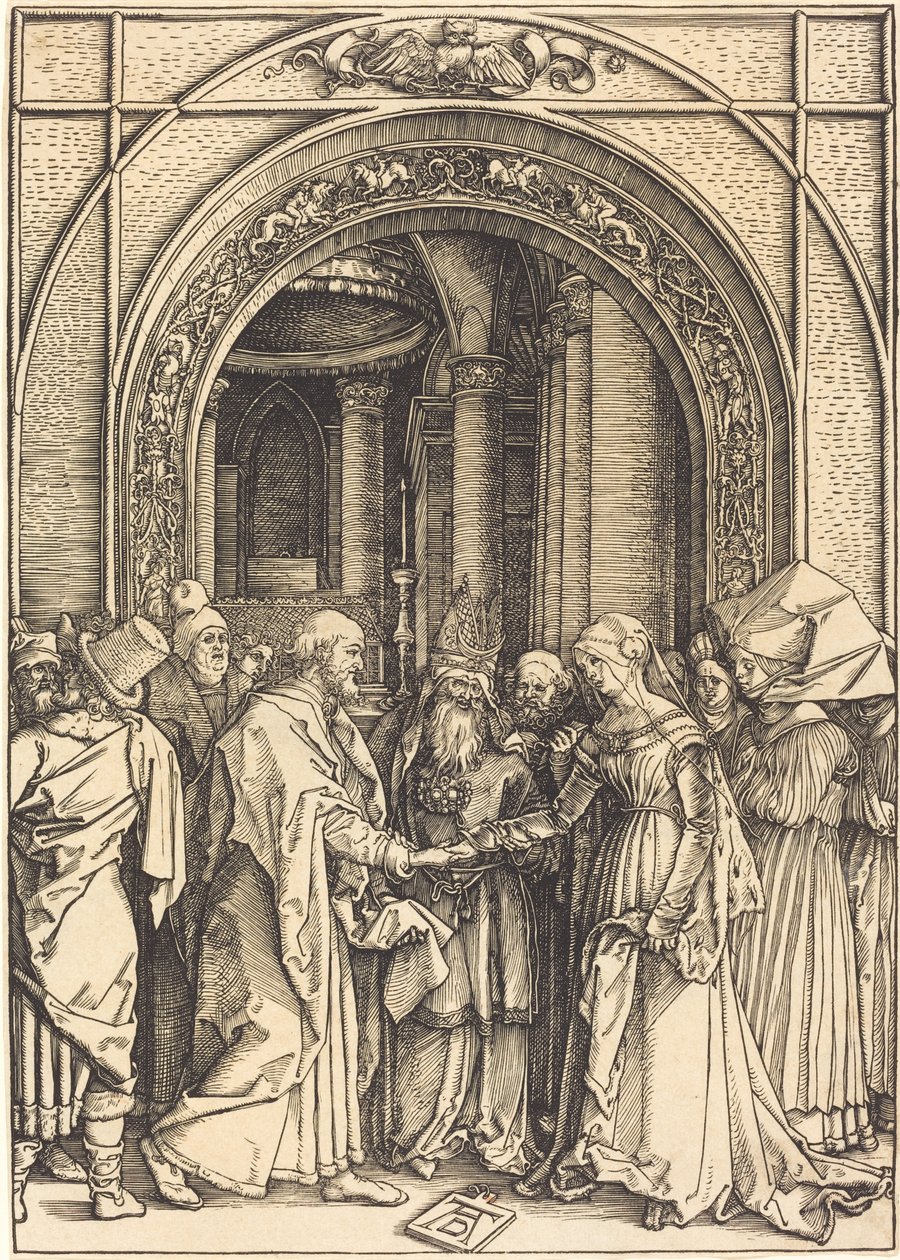 De verloving van de Maagd door Albrecht Dürer