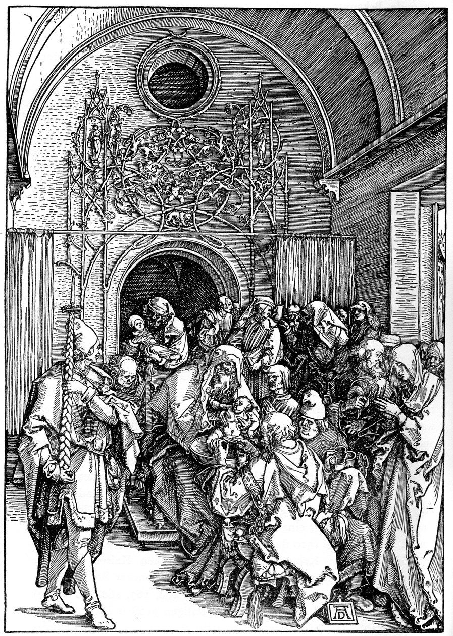 De besnijdenis, 1502-1505, 1936 door Albrecht Dürer