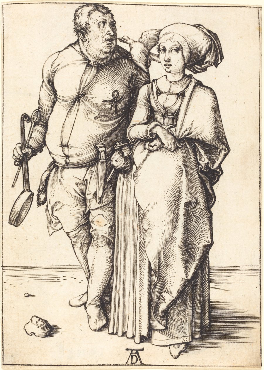 De Kok en Zijn Vrouw door Albrecht Dürer
