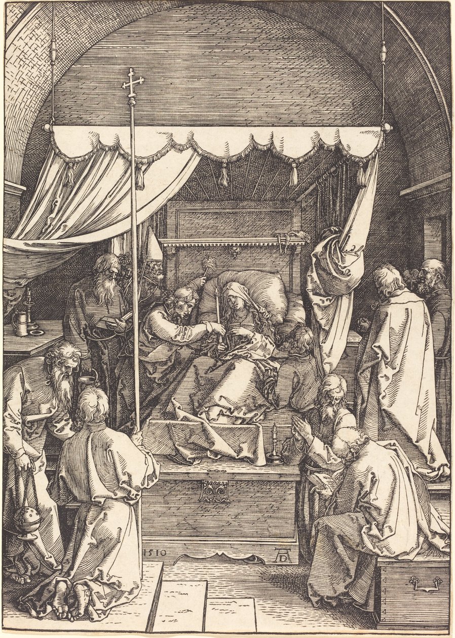 De dood van de Maagd door Albrecht Dürer
