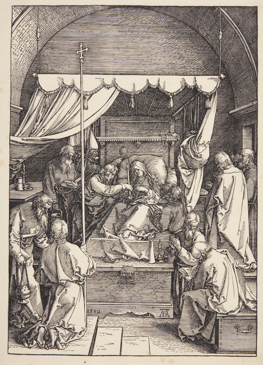 De dood van de Maagd door Albrecht Dürer