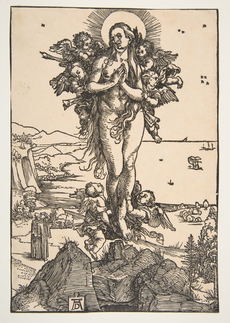 De Verheffing van Sint Maria Magdalena door Albrecht Dürer
