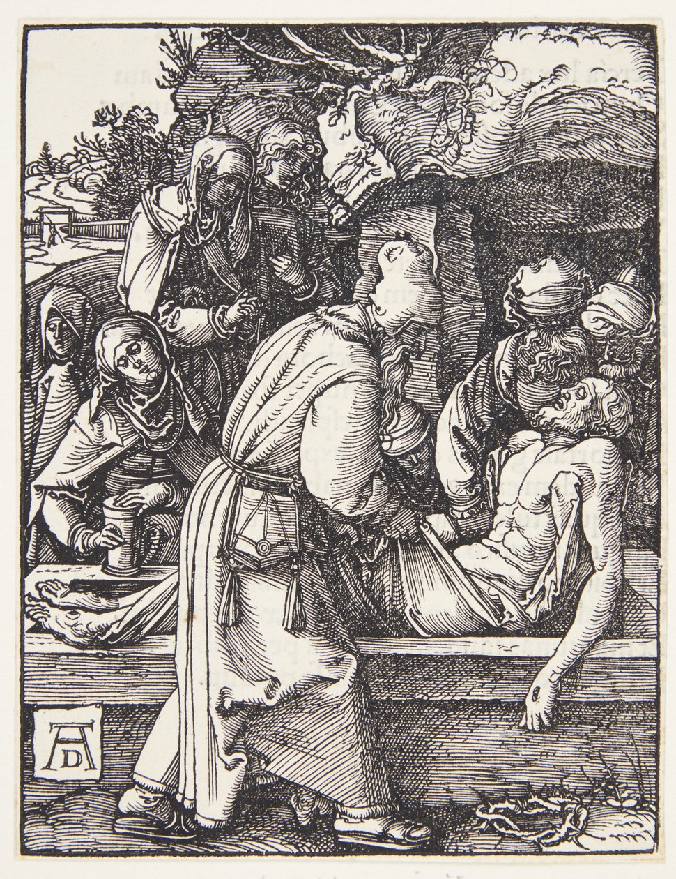 De graflegging door Albrecht Dürer