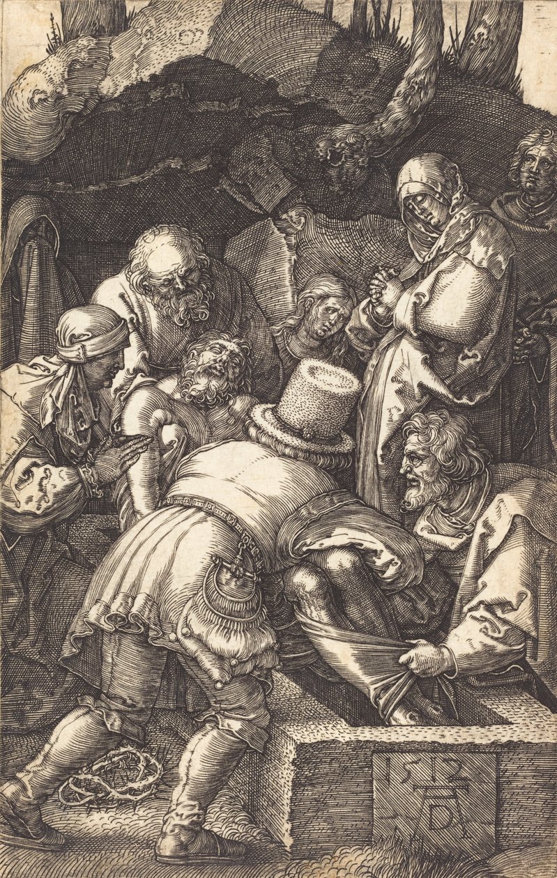 De graflegging, 1512 door Albrecht Dürer