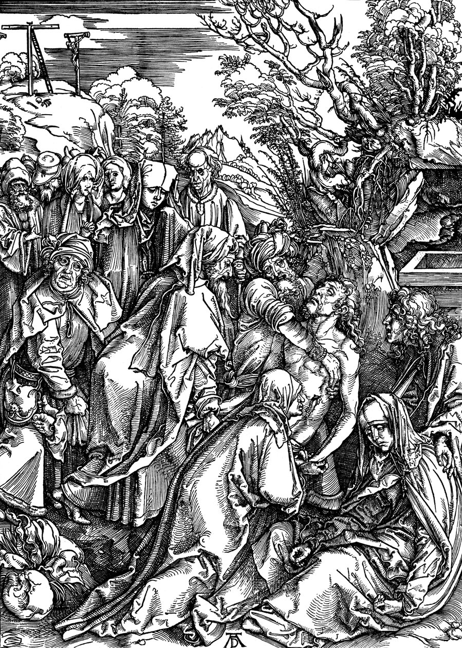 De Graflegging, c1497-c1500 door Albrecht Dürer