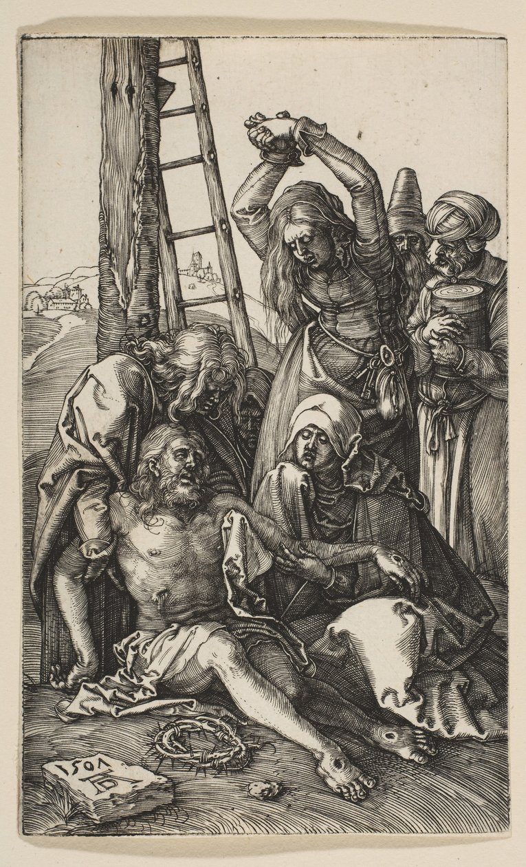 De Klaagzang, uit De Passie door Albrecht Dürer
