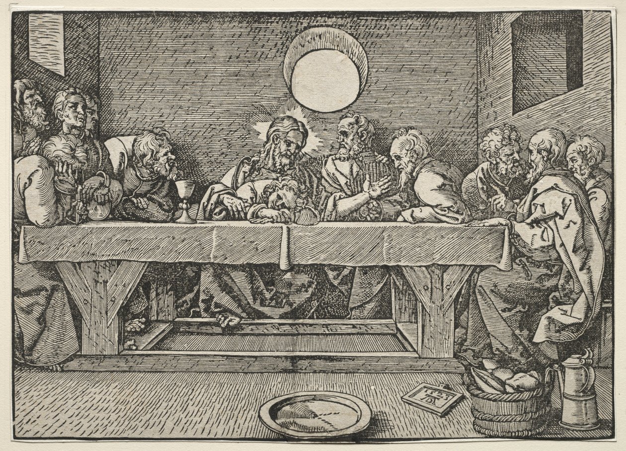 Het Laatste Avondmaal, 1523 door Albrecht Dürer