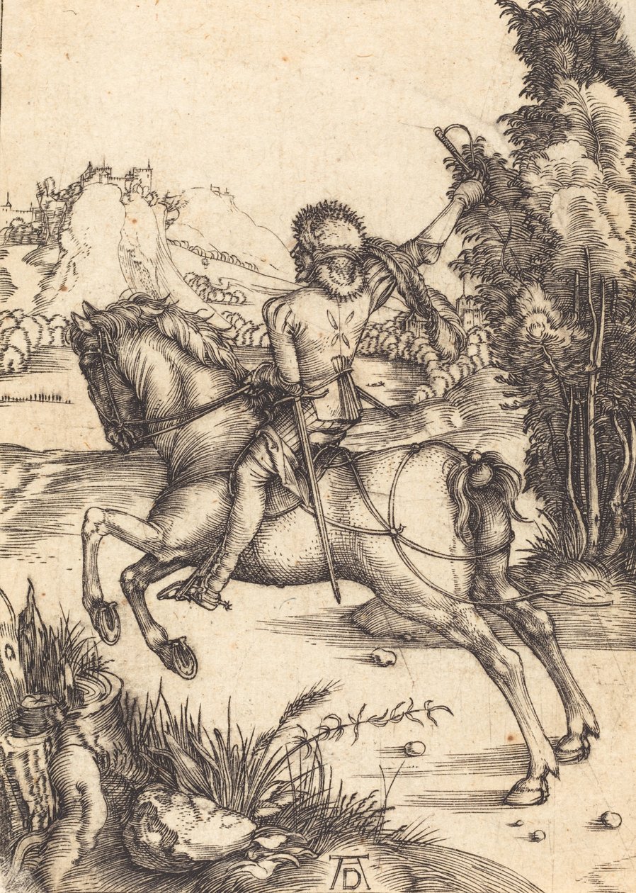 De kleine koerier, ca. 1496 door Albrecht Dürer