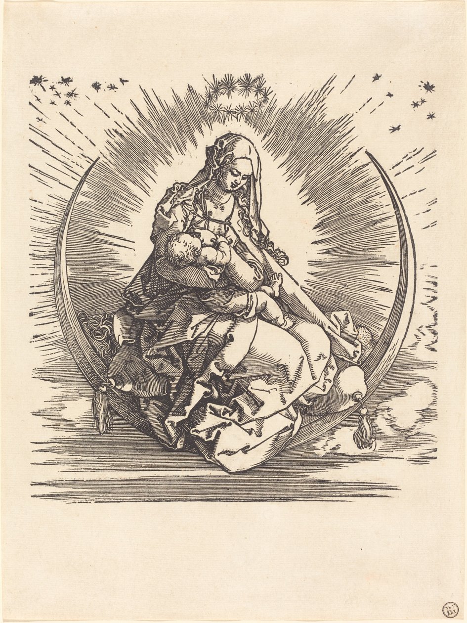 De Madonna op de Maan door Albrecht Dürer